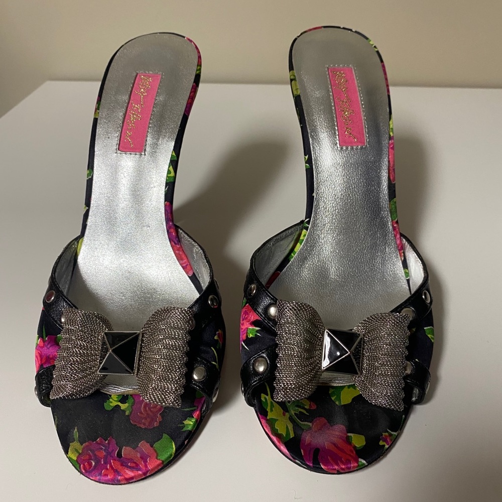 Betsey Johnson open toe heels